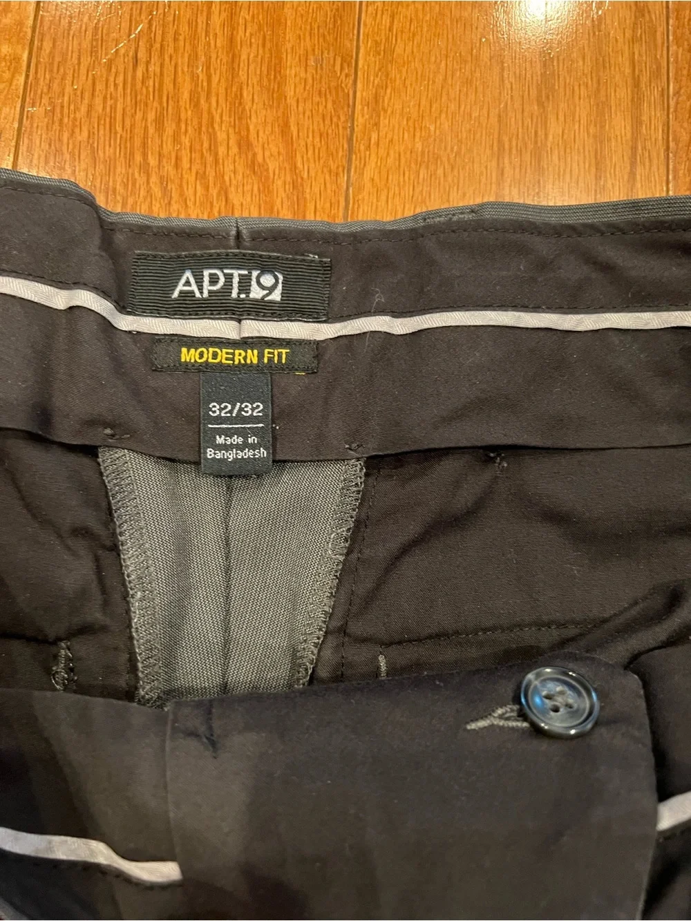 Apt. 9 Mens Gray Dress Pants Size 32/32